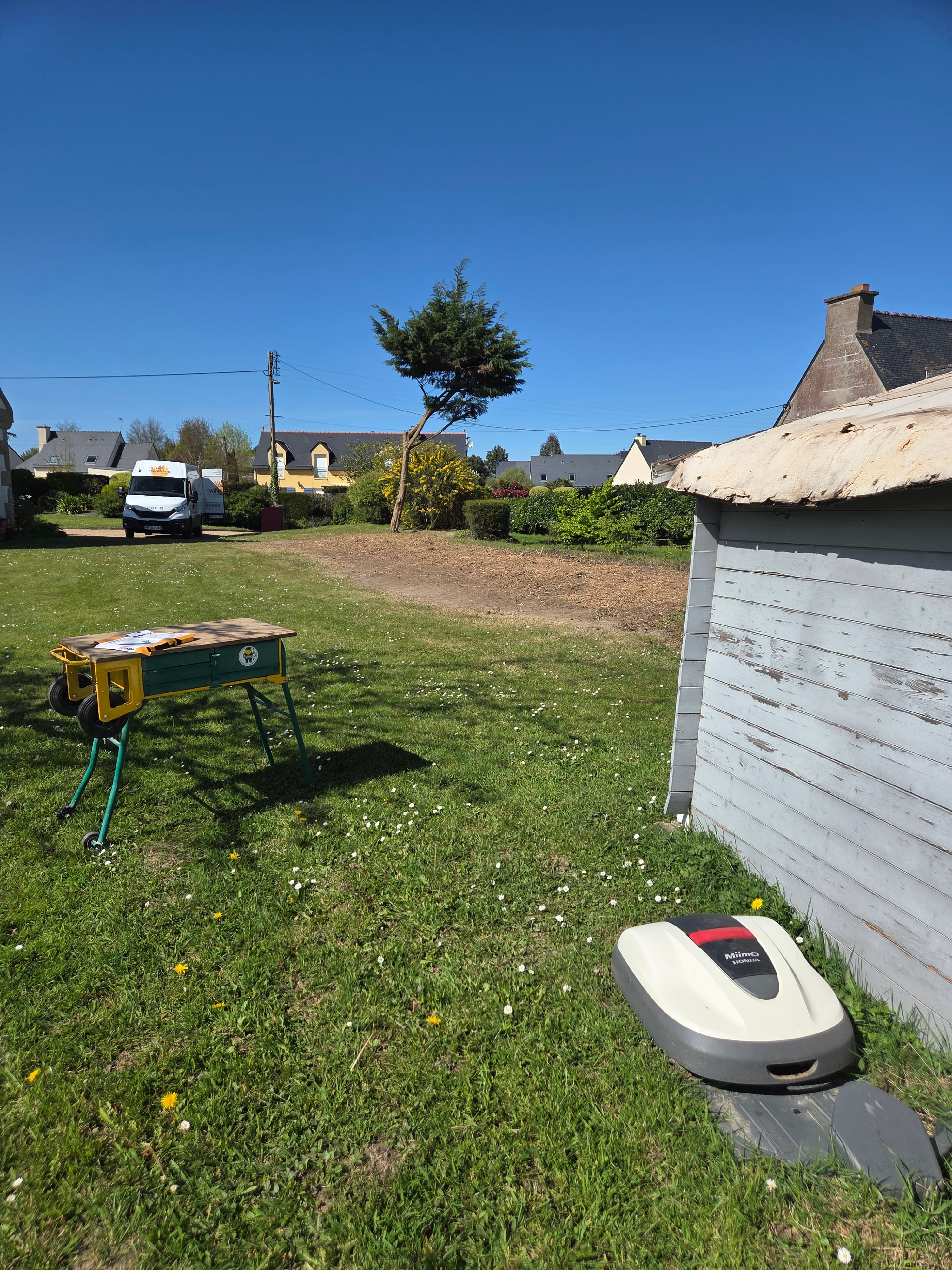 Aujourd'hui c'était SAV sur un robot tondeuse